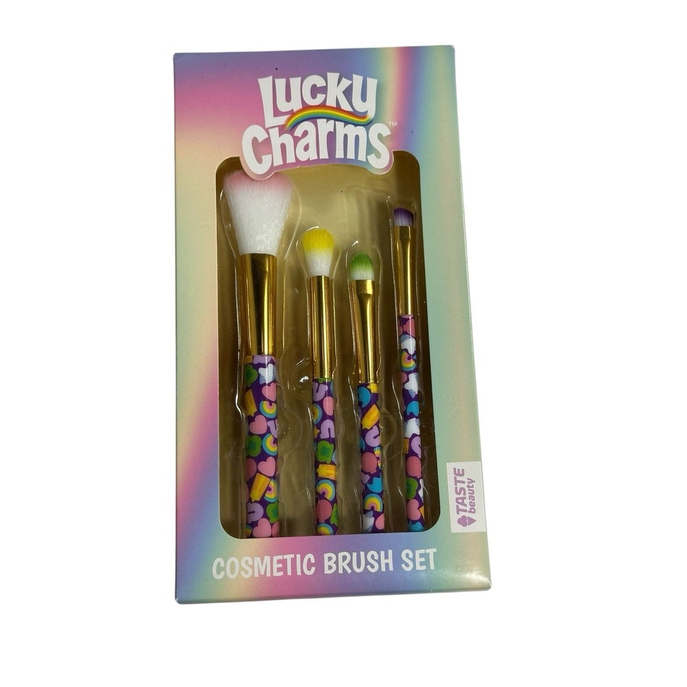 taste beauty 4 make up brush set cosmetic LUCKY CHARMS